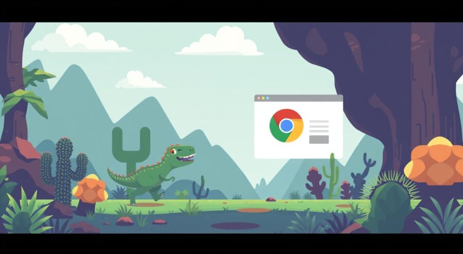 Como ativar o jogo do Dino no Chrome mesmo online