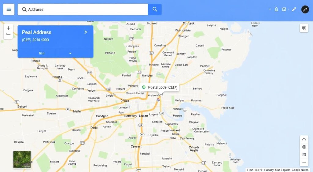 Localização de CEP no Google Maps