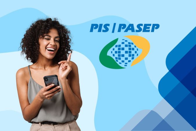 Trabalhador acessando aplicativo para consultar o seu PIS 2025 pelo celular