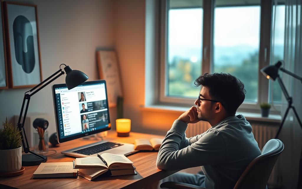 como escolher curso online