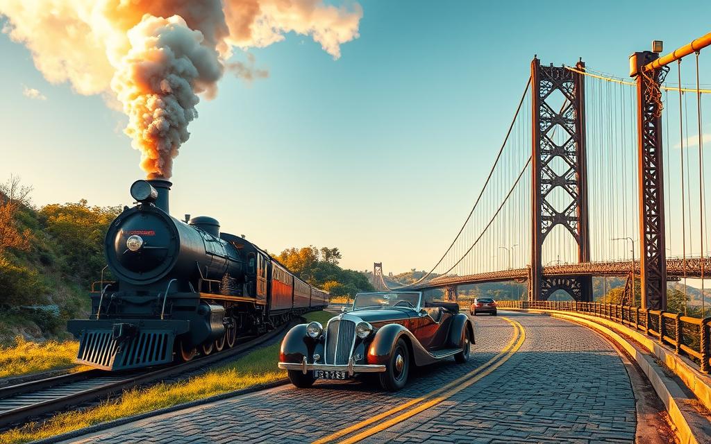 invenções que moldaram o transporte
