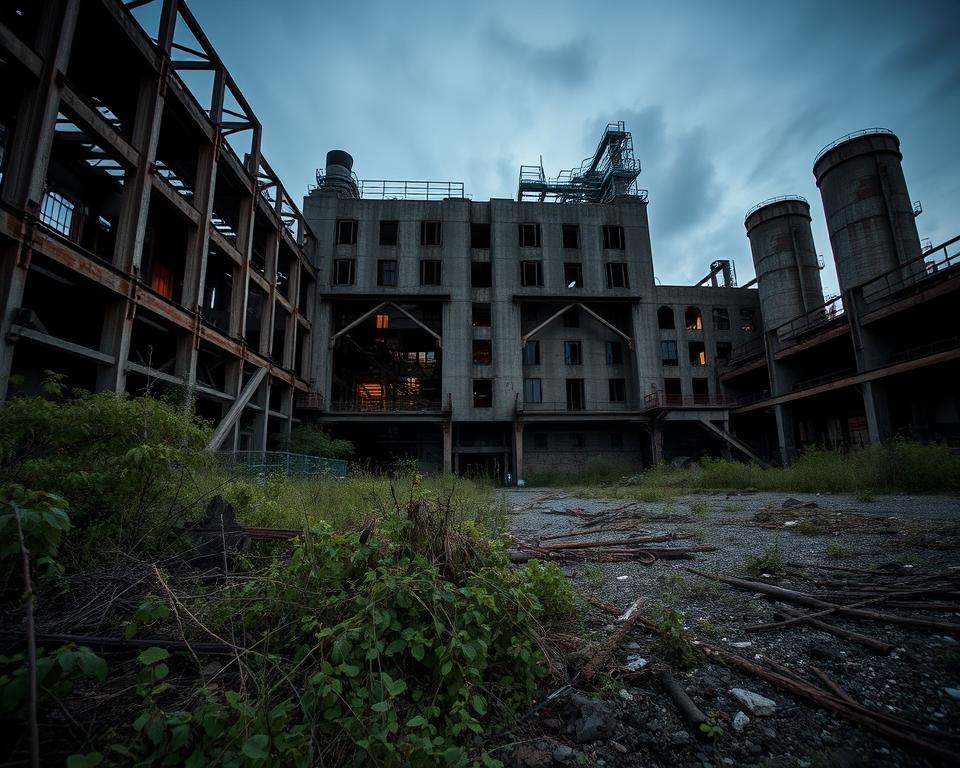 explorando lugares abandonados