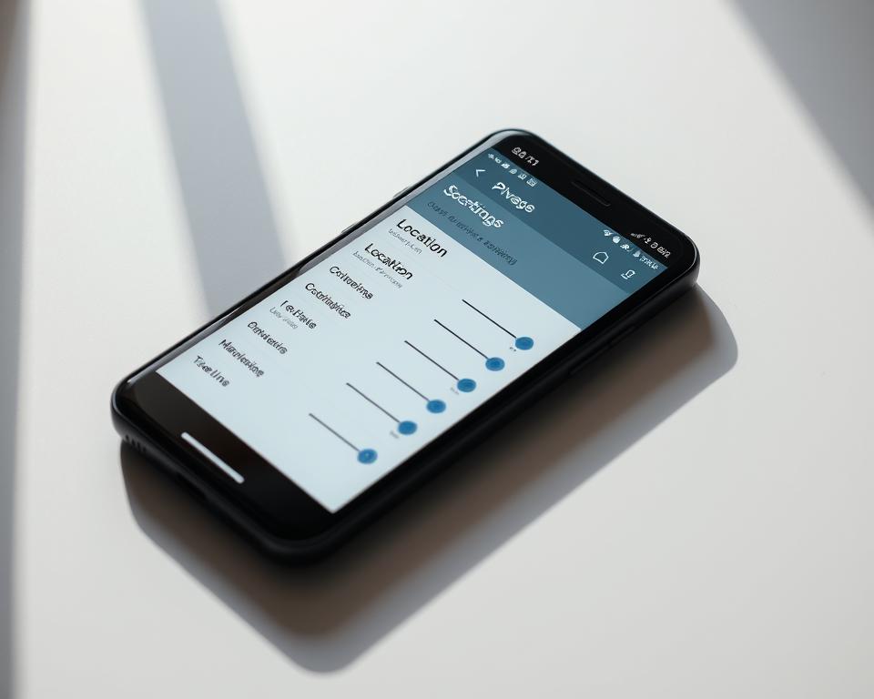 configurações de localização configurações de localização