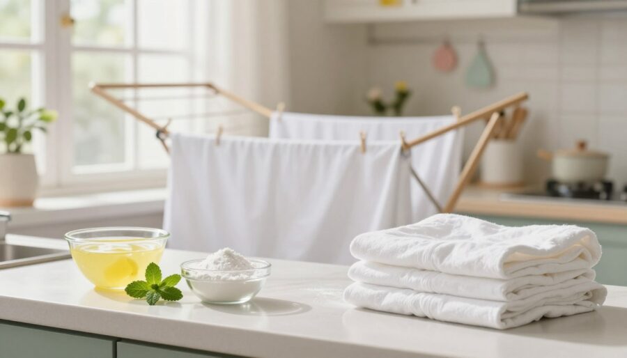 Truques Caseiros para Limpar Manchas em Roupas Brancas