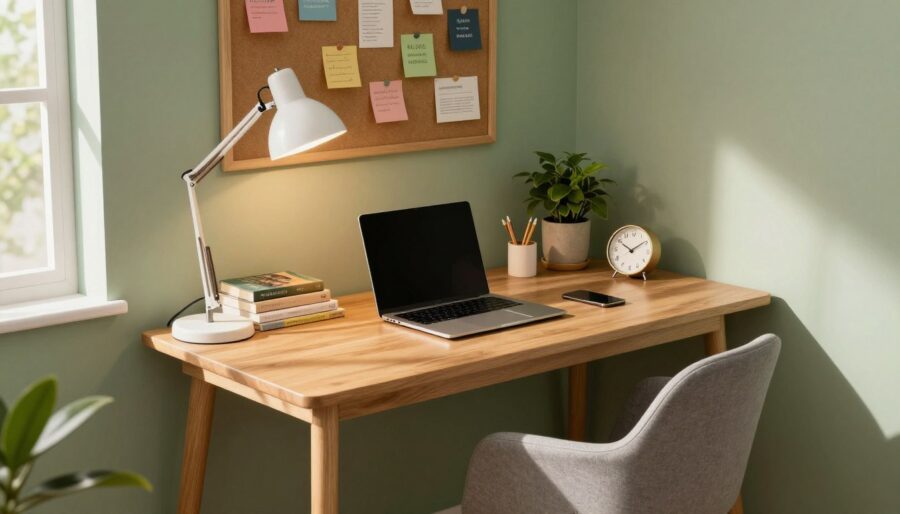 Como Montar um Cantinho de Estudos Pequeno e Funcional