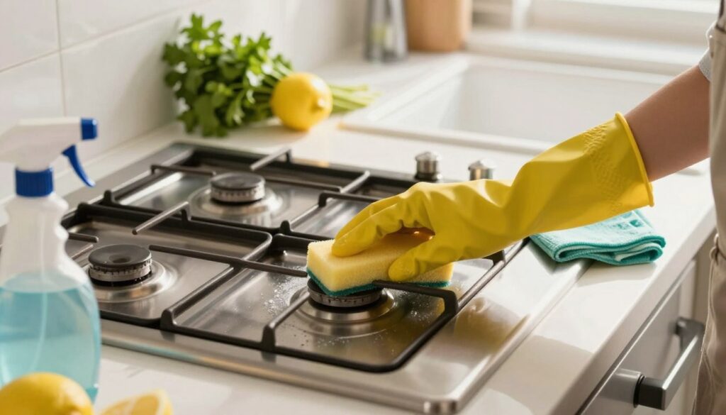 limpeza fogão gordura limpeza fogão gordura