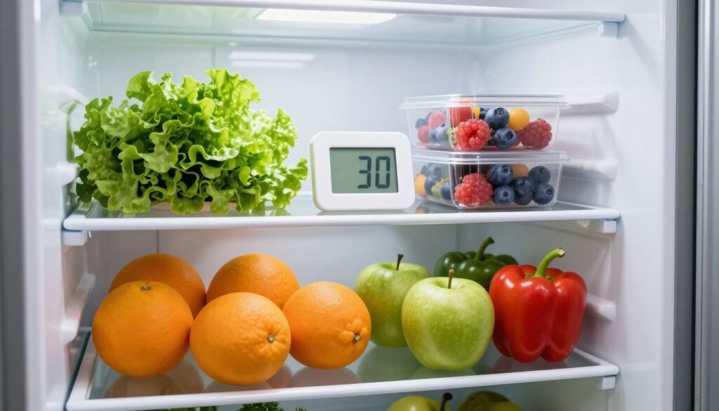 temperatura geladeira