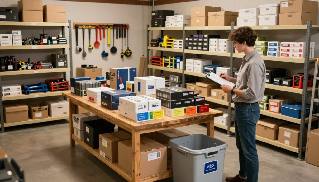 organização estoque produtos