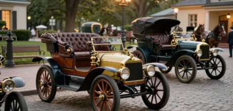 Como eram os primeiros modelos de carros criados no mundo