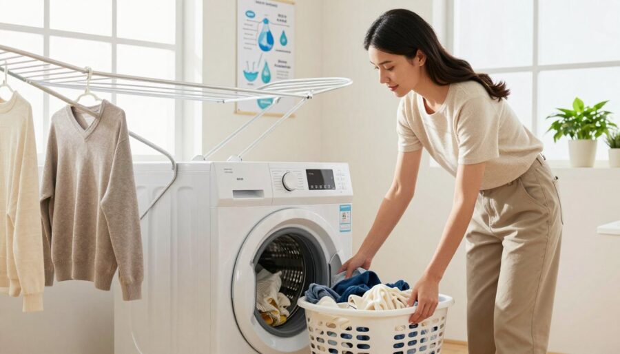 Formas de economizar água na lavagem de roupa e reduzir gastos